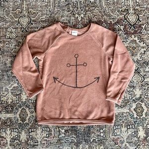 H&M Baby Exclusive Terry Anchor Crewneck Sweatshirt in Rust - 2-3T